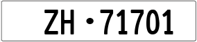 Truck License Plate